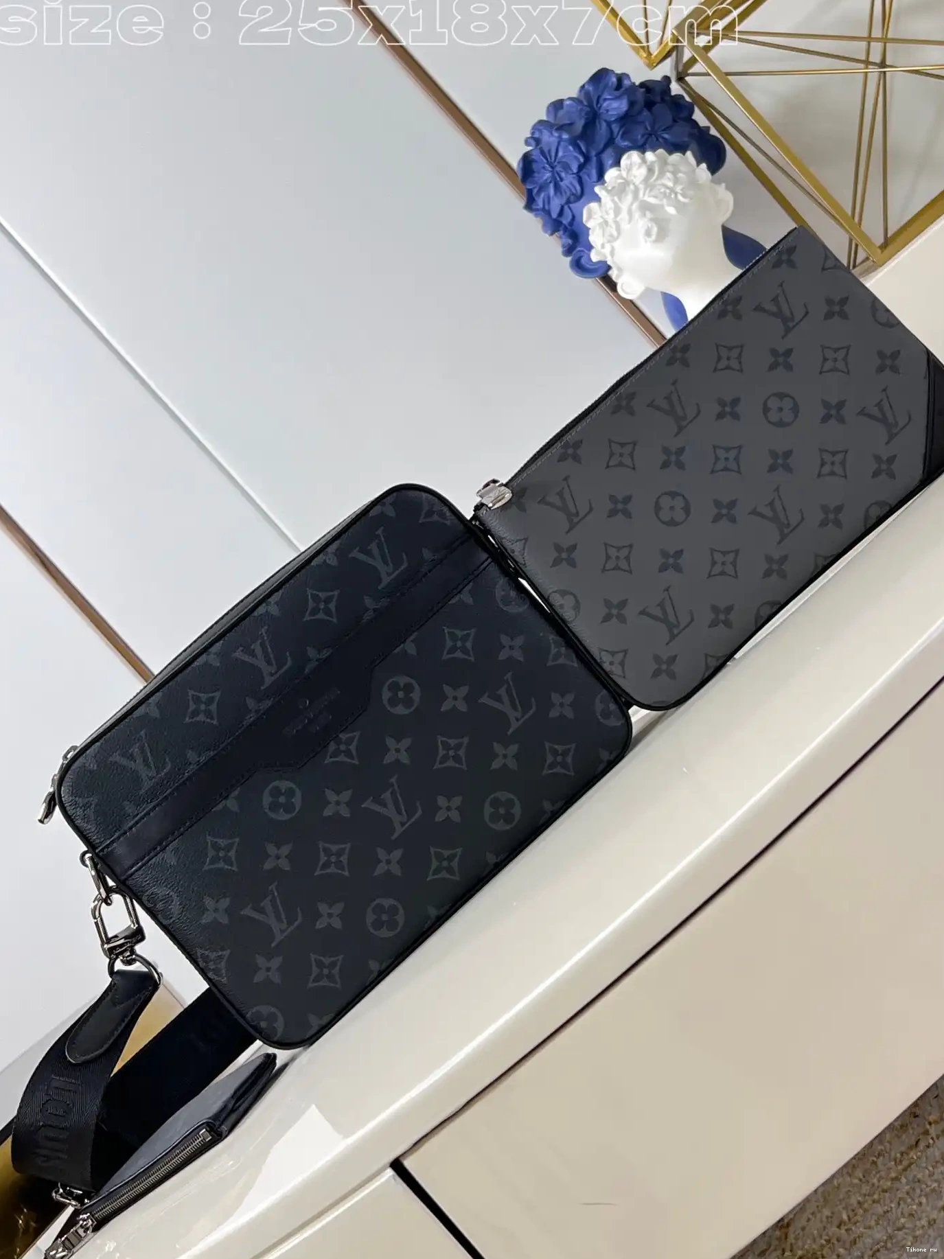 Affordable VUITTON LOUIS TRIO MESSENGER 0523